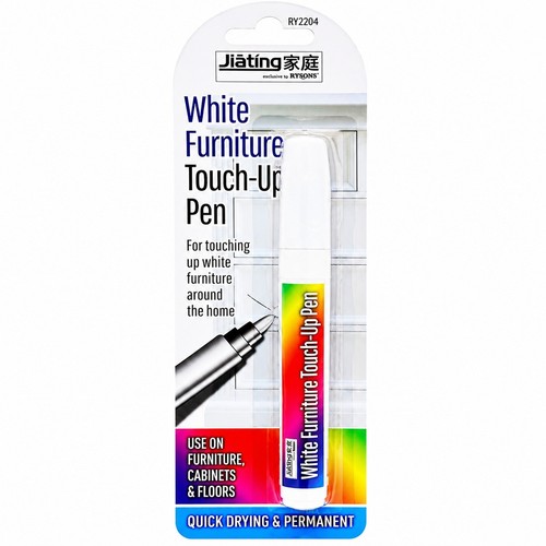 White furniture scratch - white, repair