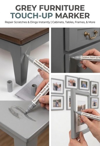 Grey furniture touch marker - grey,